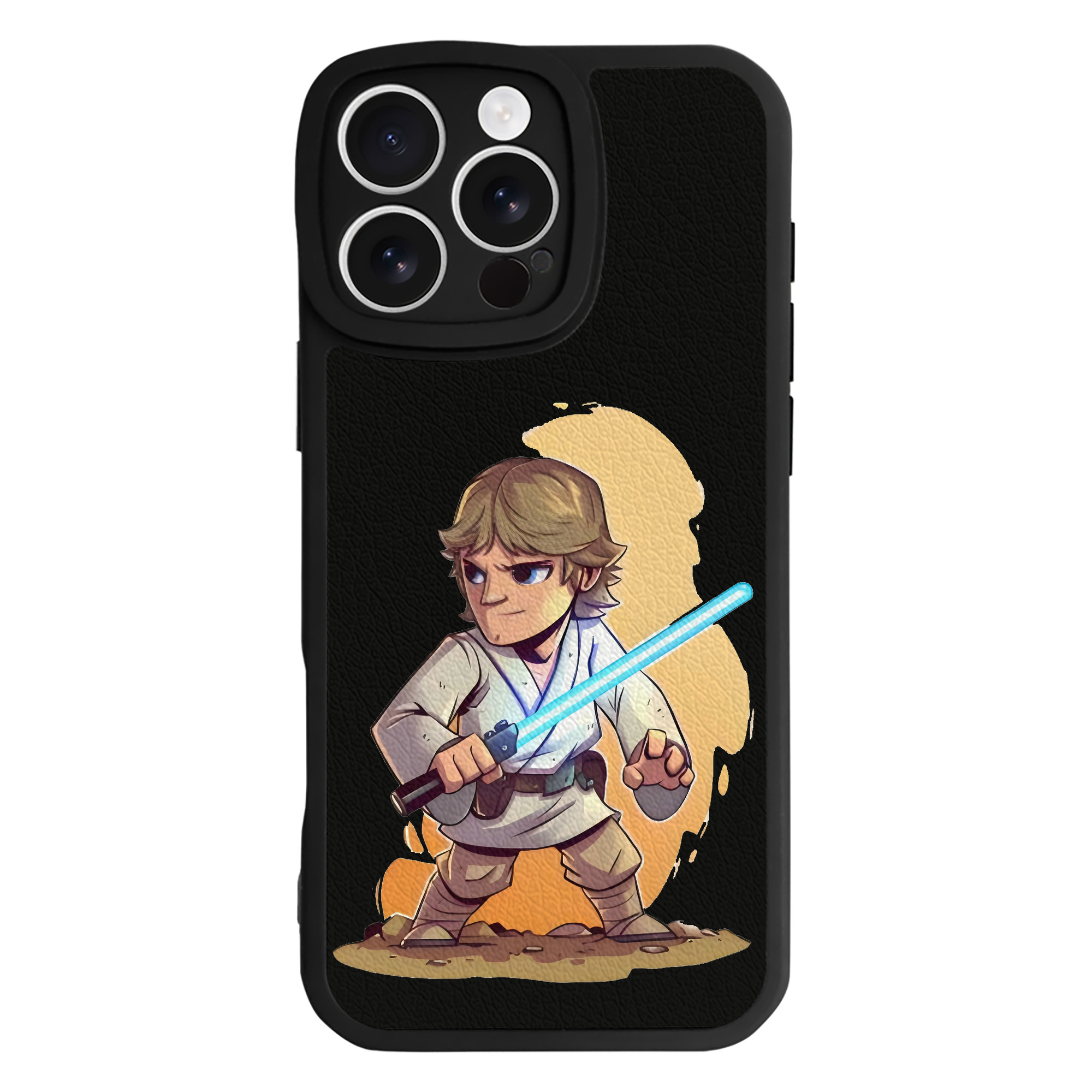 （画像用） スター・ウォーズ Star Wars 【iPhone 16シリーズ対応】シリコンスマホケース（レザー調） 材質：シリコン